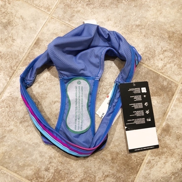 🆕 Oakley Velocity Stripe hipster bikini bottoms striped colorful - Picture 4 of 8